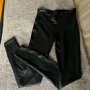 Spanx faux leather leggings